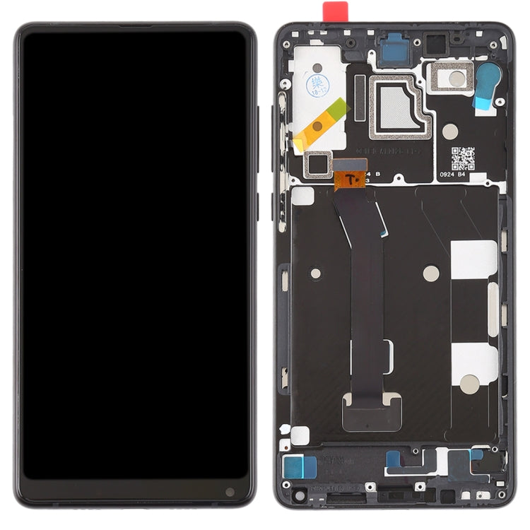LCD screen with frame for Xiaomi Mi Mix 2S complete assembly