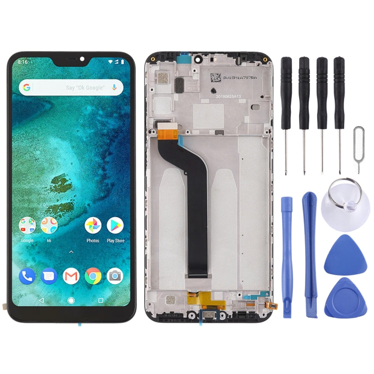 شاشة LCD شاومي Redmi 6 Pro وMi A2 Lite مع إطار