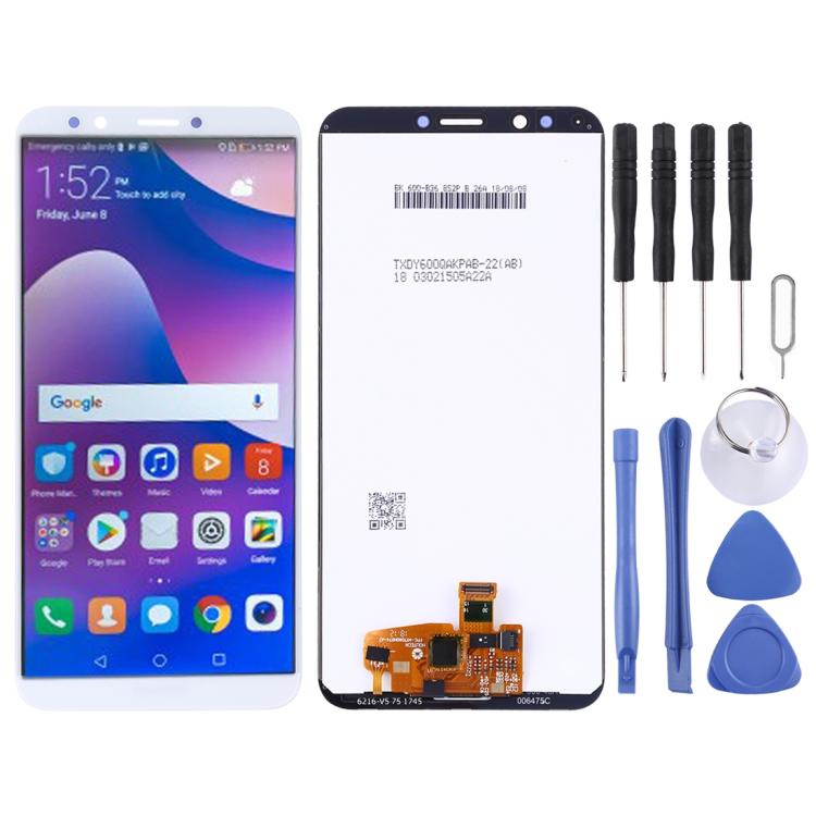 ⁧مجموعة كاملة لشاشة LCD ومحول الأرقام لهاتف Huawei Y7 Prime (2018)⁩, For Huawei Y7 Prime (2018)