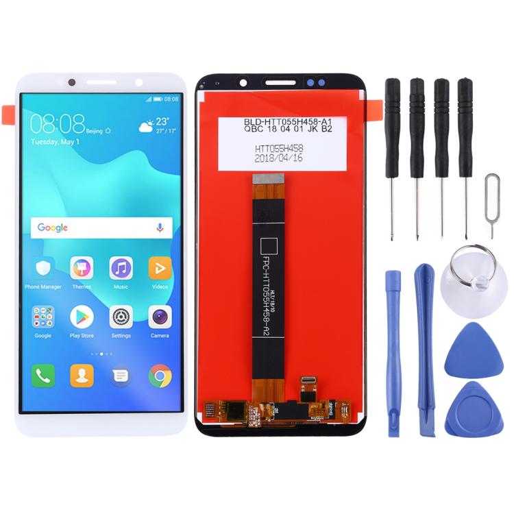 ⁧مجموعة كاملة لشاشة LCD ومحول الأرقام لهاتف Huawei Y5 Prime (2018)⁩, For Huawei Y5 Prime (2018)