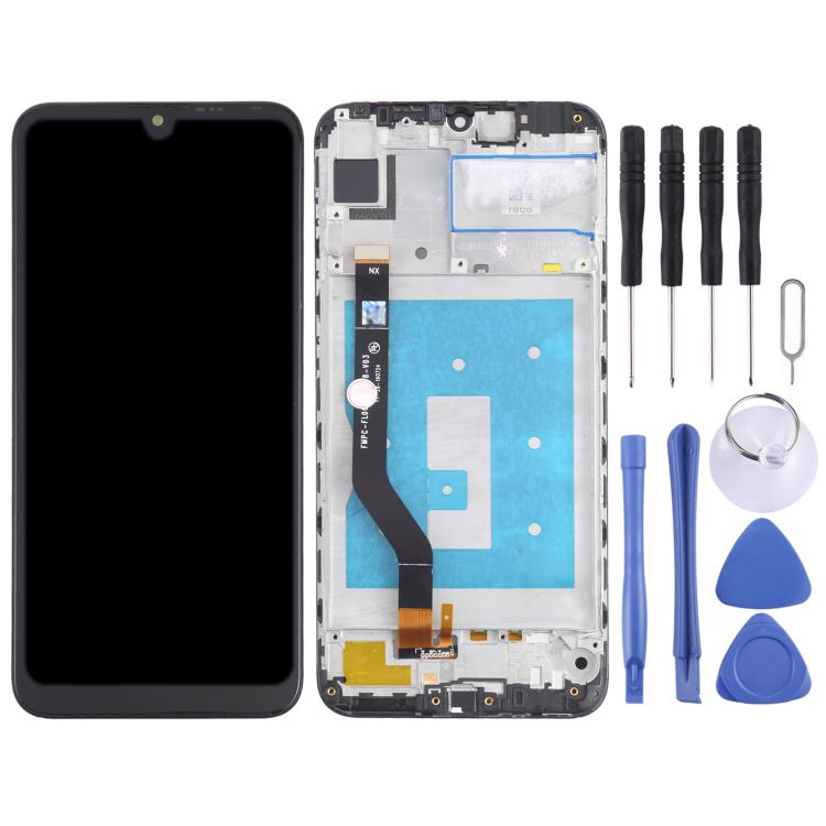 ⁧شاشة LCD ومحول رقمي كامل مع إطار لهاتف Huawei Y7 (2019) (الإصدار العالي)⁩, For Huawei Y7 (2019)