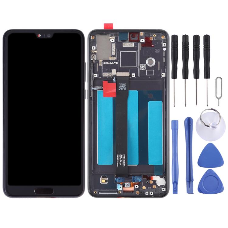 Original LCD screen with frame for Huawei P20 at the best price