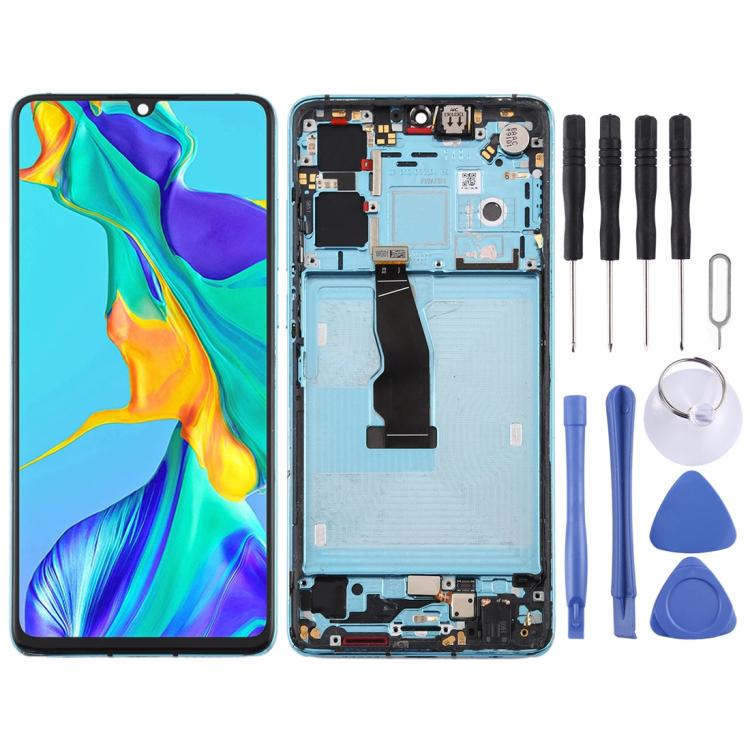 Original LCD screen with frame for Huawei P30