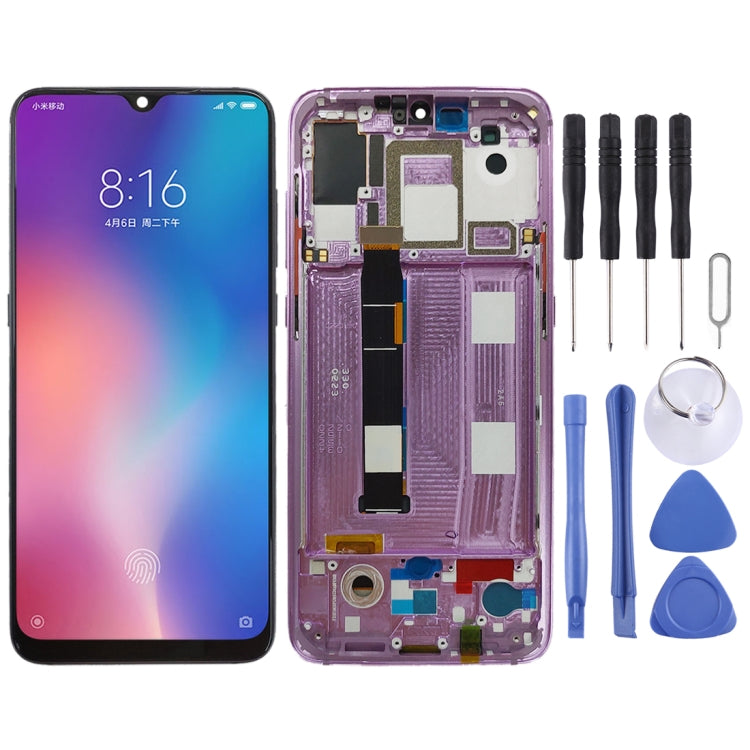 شاشة AMOLED أصلية كاملة مع إطار لهاتف شاومي Mi 9