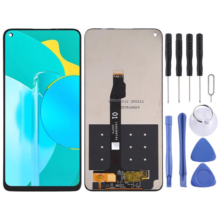⁧مجموعة كاملة لشاشة LCD ومحول رقمي لهاتف Huawei Nova 7 SE / CDY-AN00⁩, For Huawei Nova 7 SE