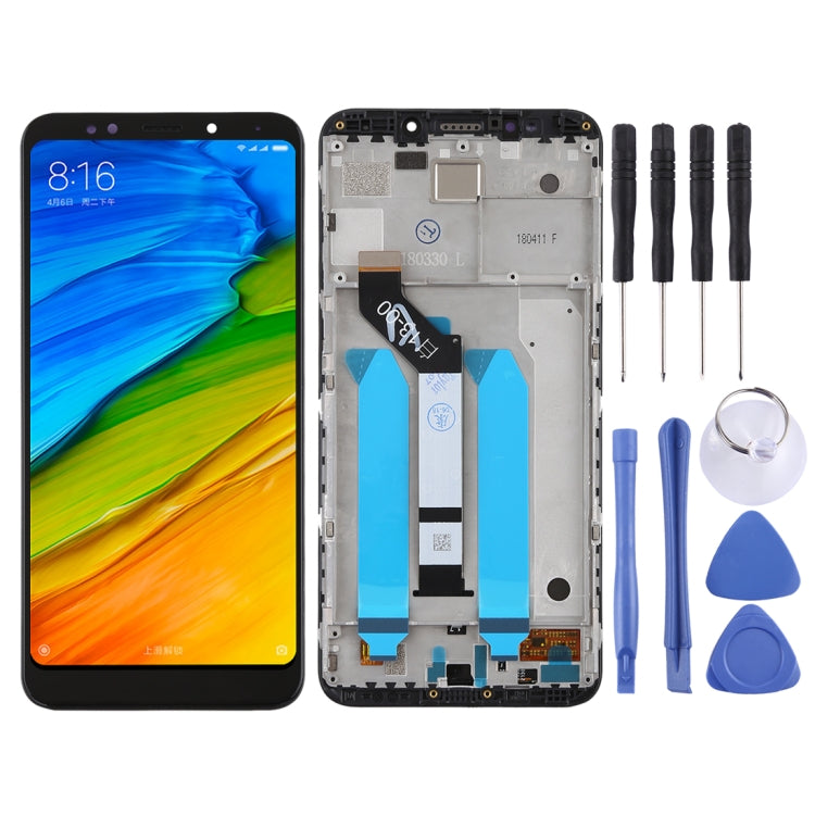 LCD screen with frame for Xiaomi Redmi 5 Plus, full assembly