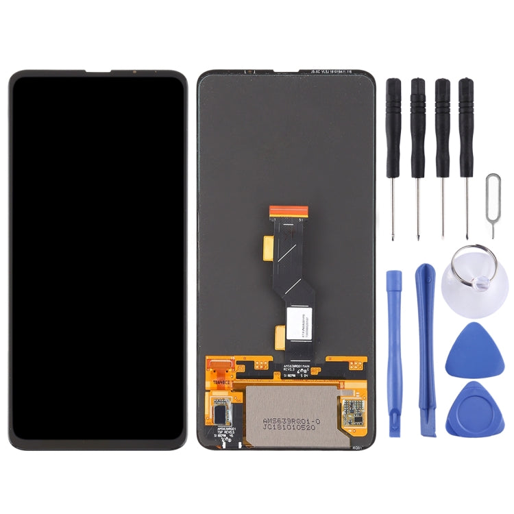 شاشة AMOLED أصلية كاملة مع محول رقمي لهاتف شاومي Mi Mix 3