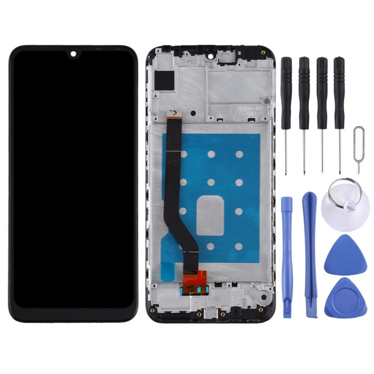 ⁧شاشة LCD ومحول رقمي كامل مع إطار لهاتف Huawei Y7 Pro (2019)⁩, For Huawei Y7 Pro (2019)