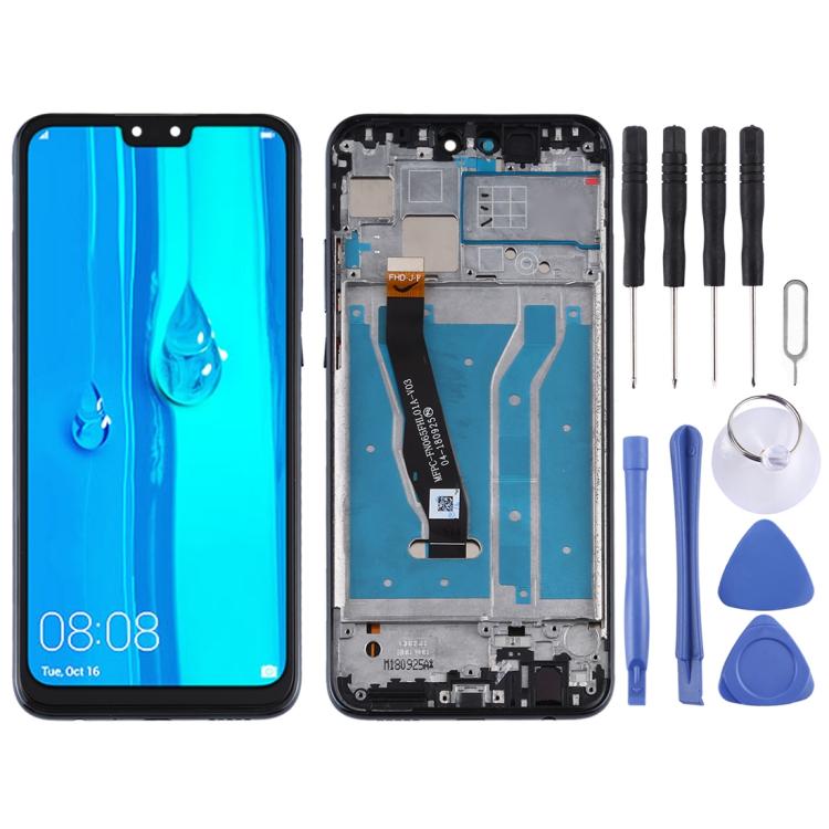 شاشة LCD كاملة مع إطار لهاتف هواوي Y9 2019