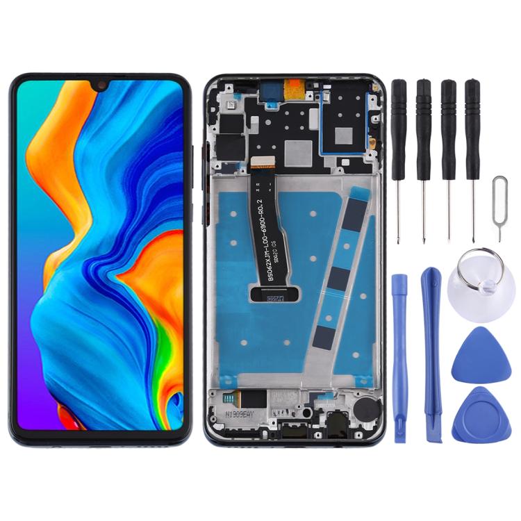 Original LCD screen with frame for Huawei P30 Lite Standard Edition