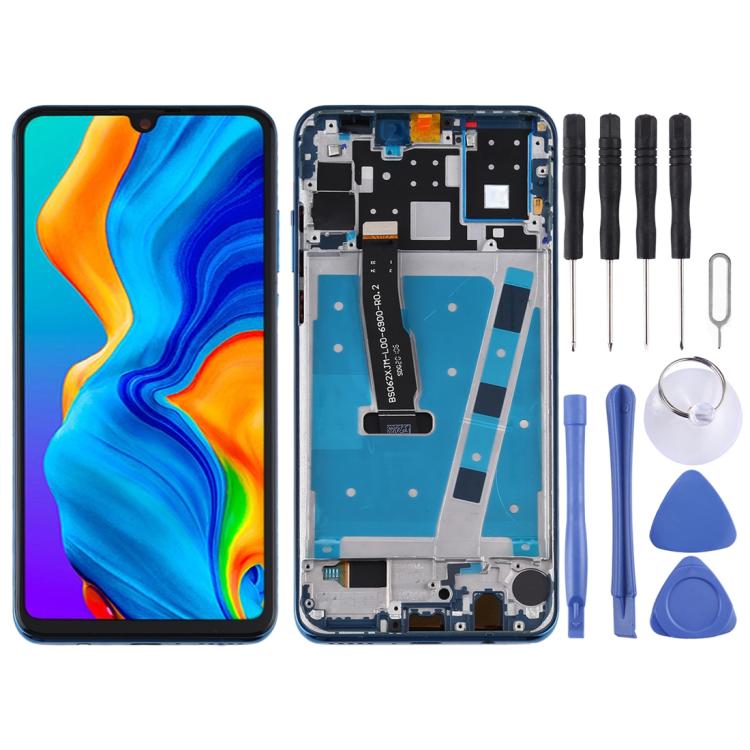 شاشة LCD مع إطار لهواوي P30 Lite الإصدار القياسي أصلية