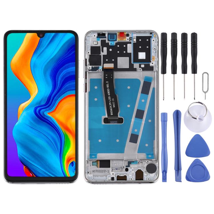 شاشة LCD مع إطار لهواوي P30 Lite الإصدار القياسي أصلية