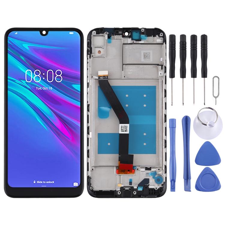 ⁧شاشة LCD ومحول رقمي كامل مع إطار لهاتف Huawei Y6 (2019) / Y6 Pro (2019) / Enjoy 9e⁩, For Huawei Y6 (2019)
