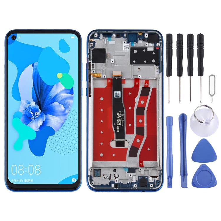 شاشة LCD كاملة مع إطار لهاتف هواوي Nova 6 SE