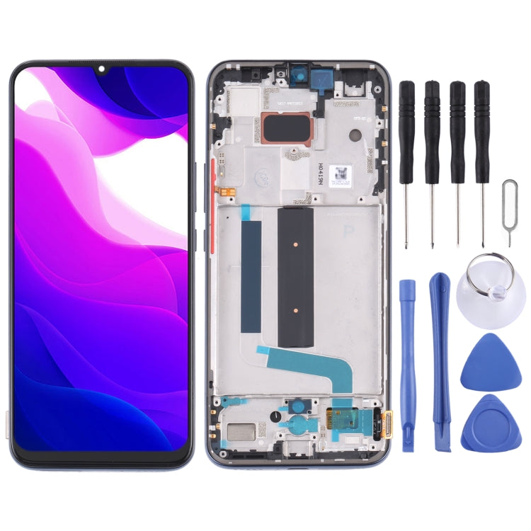 شاشة AMOLED أصلية شاومي Mi 10 Lite 5G مع إطار