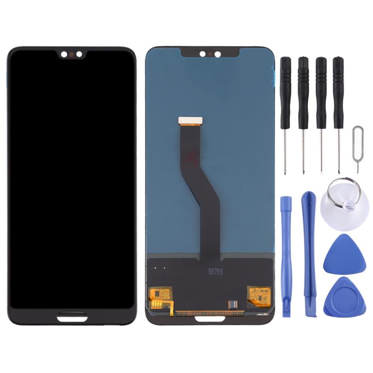 ⁧مجموعة كاملة لشاشة LCD ومحول رقمي من مادة TFT لهاتف Huawei P20 Pro⁩, For Huawei P20 Pro(TFT Material)