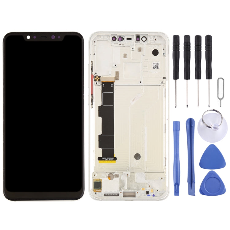 شاشة LCD وإطار ومفاتيح جانبية شاومي Mi 8 مجموعة كاملة