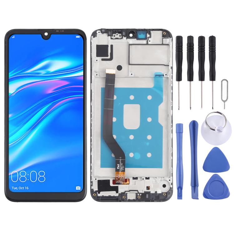 LCD screen with frame for Huawei Y7 2019 lower version