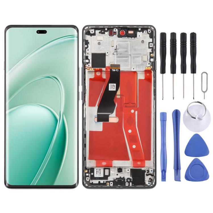Original LCD screen with frame for Huawei Enjoy 70X complete assembly