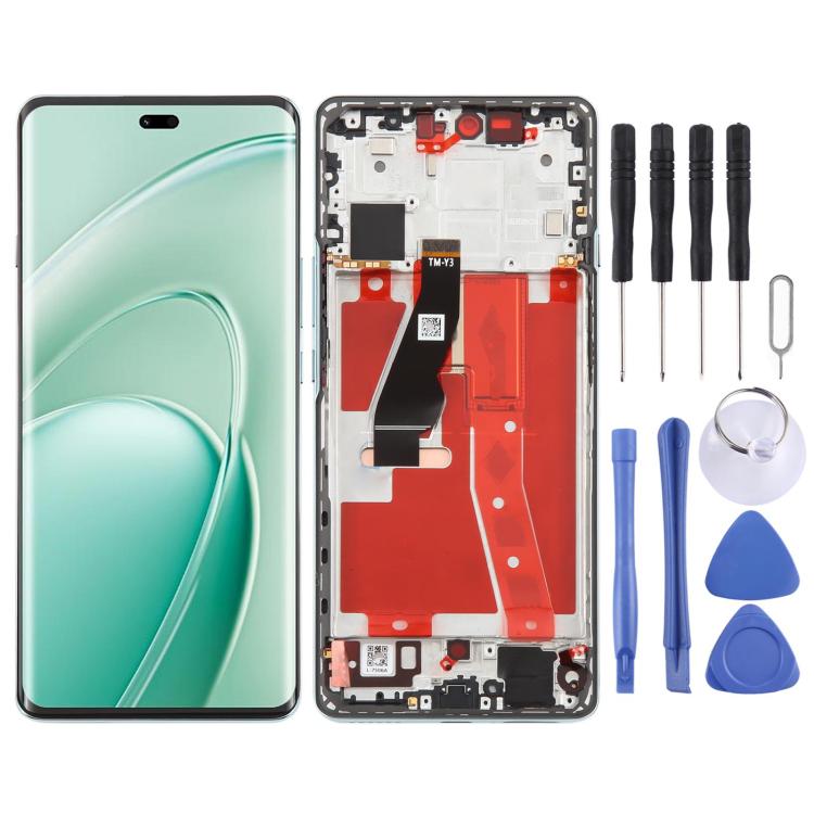 Original LCD screen with frame for Huawei Enjoy 70X complete assembly