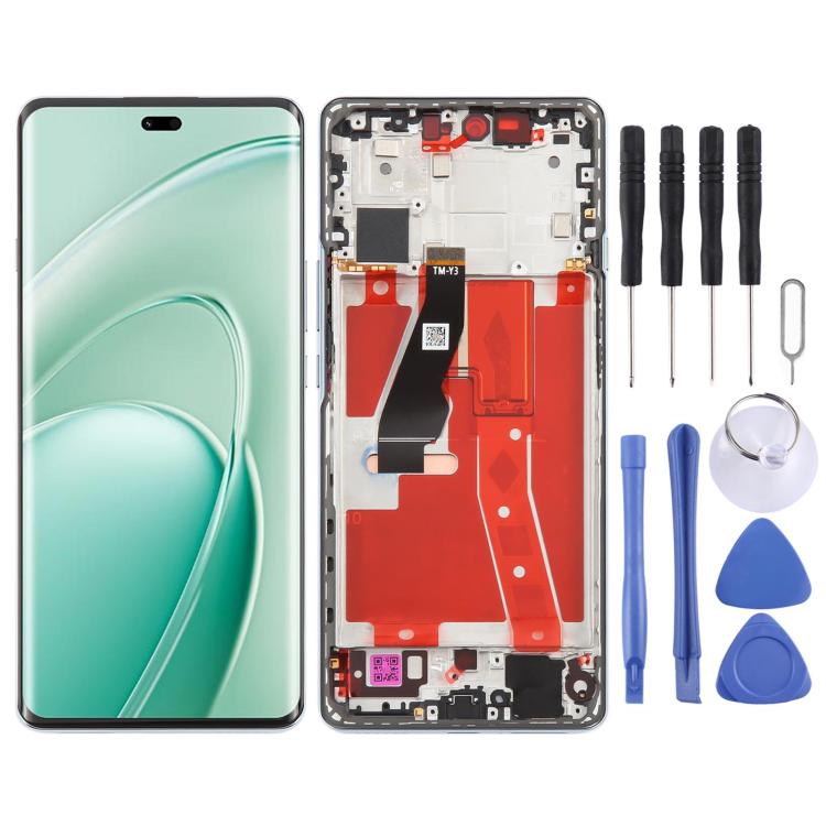 Original LCD screen with frame for Huawei Enjoy 70X complete assembly