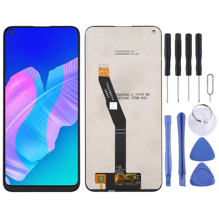 ⁧مجموعة كاملة لشاشة LCD ومحول رقمي لهاتف Huawei P40 Lite E⁩, For Huawei P40 Lite E