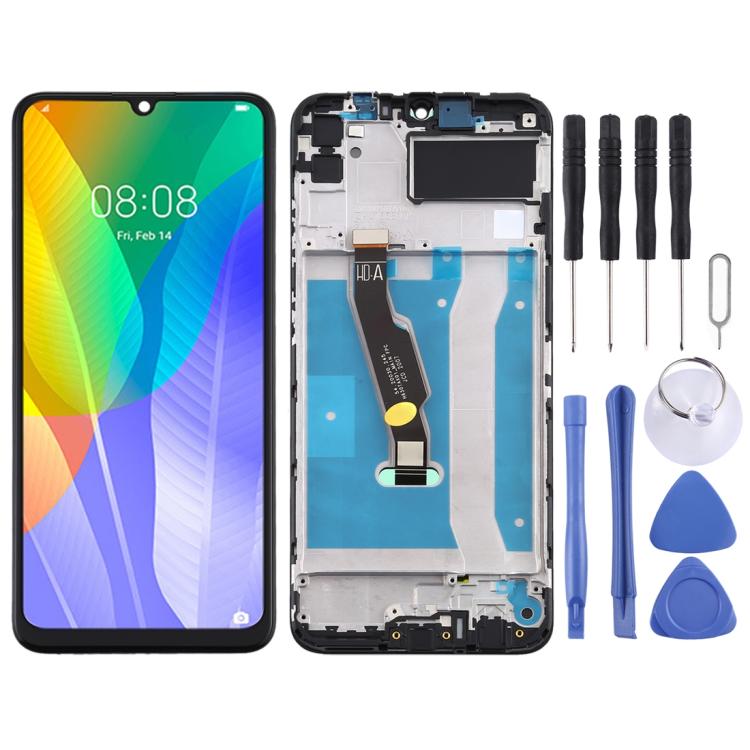 شاشة LCD مع إطار لهواوي Y6p أصلية وبأفضل سعر