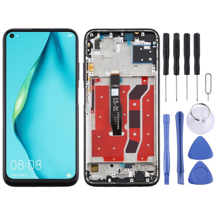 Full LCD screen with frame for Huawei P40 Lite