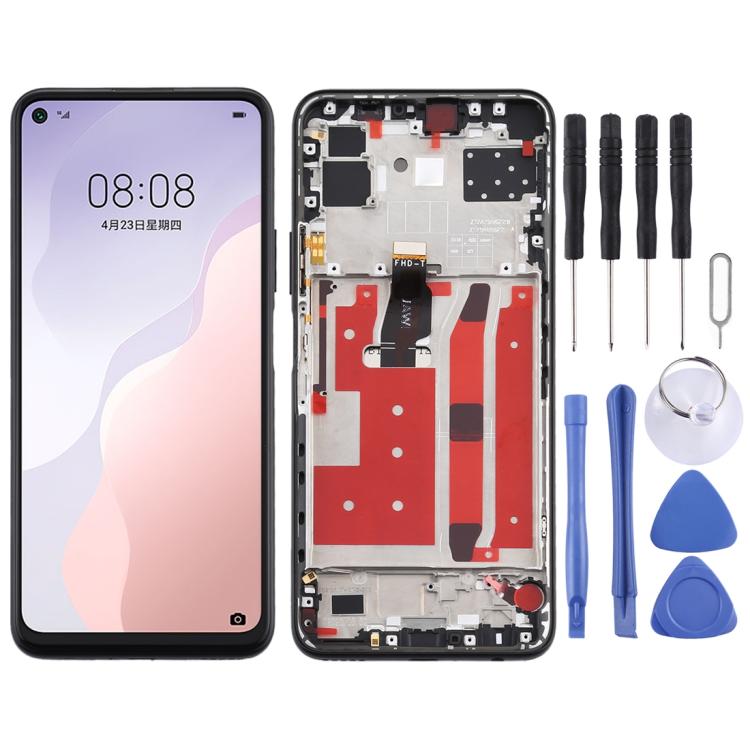 LCD Screen with Frame for Huawei Nova 7 SE Full Assembly