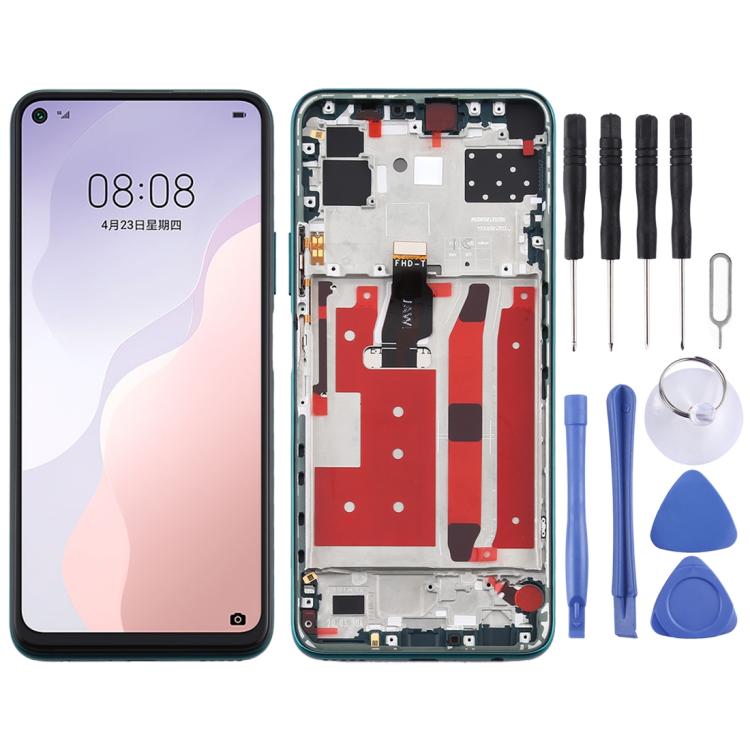 LCD Screen with Frame for Huawei Nova 7 SE Full Assembly