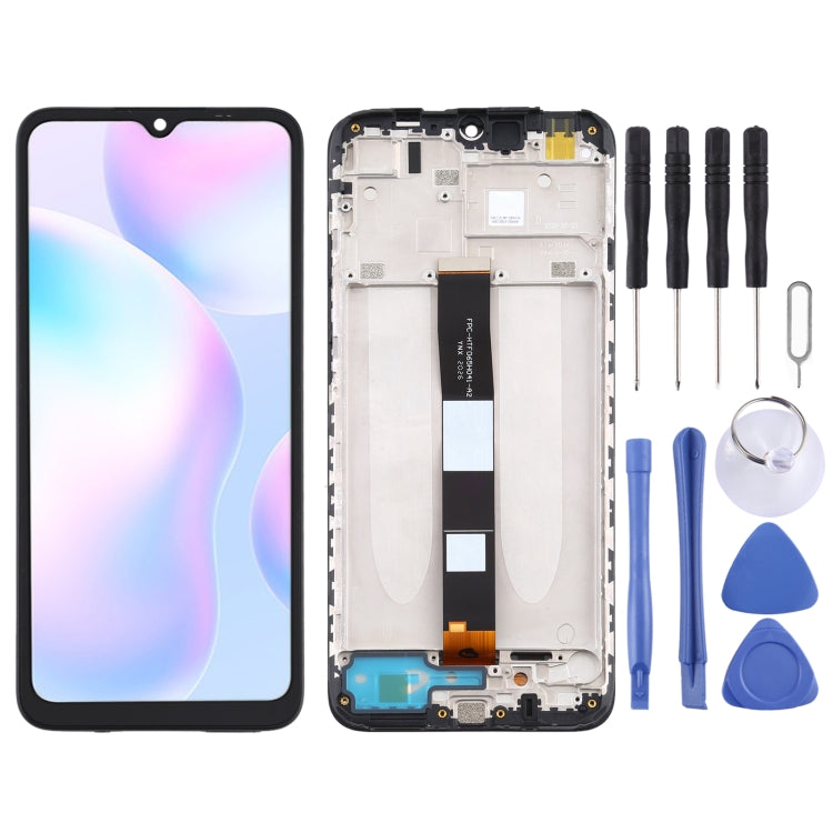 Xiaomi Redmi 9A, 9C, and Poco C31 LCD screen with frame