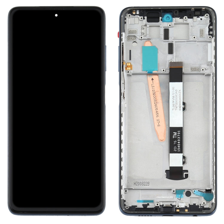 شاشة LCD أصلية كاملة مع إطار لهاتف شاومي Poco X3