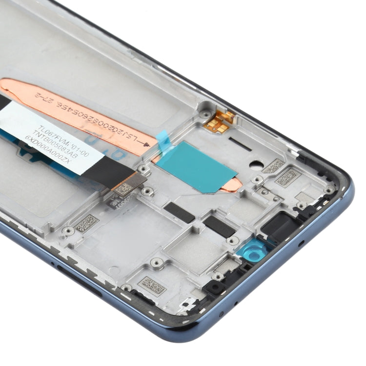 شاشة LCD أصلية كاملة مع إطار لهاتف شاومي Poco X3