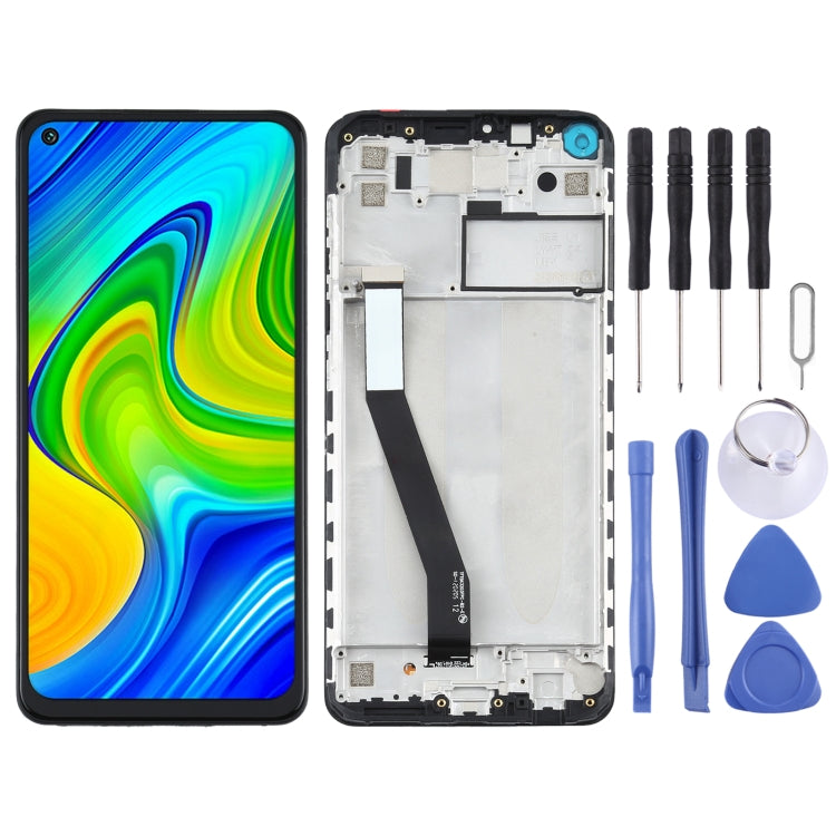 شاشة LCD شاومي Redmi Note 9 وRedmi 10X 4G مع إطار