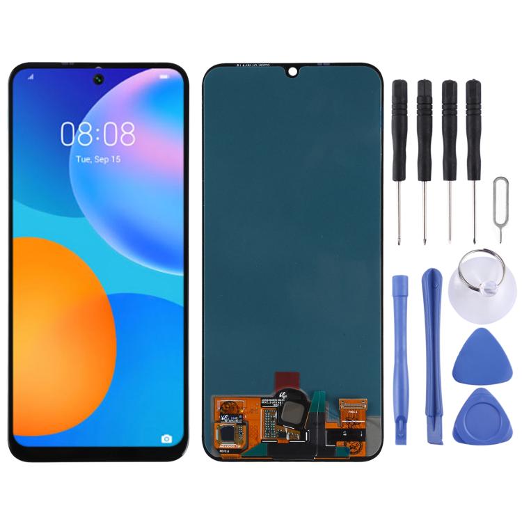 شاشة LCD ومحول رقمي لهواوي P Smart S مجموعة كاملة