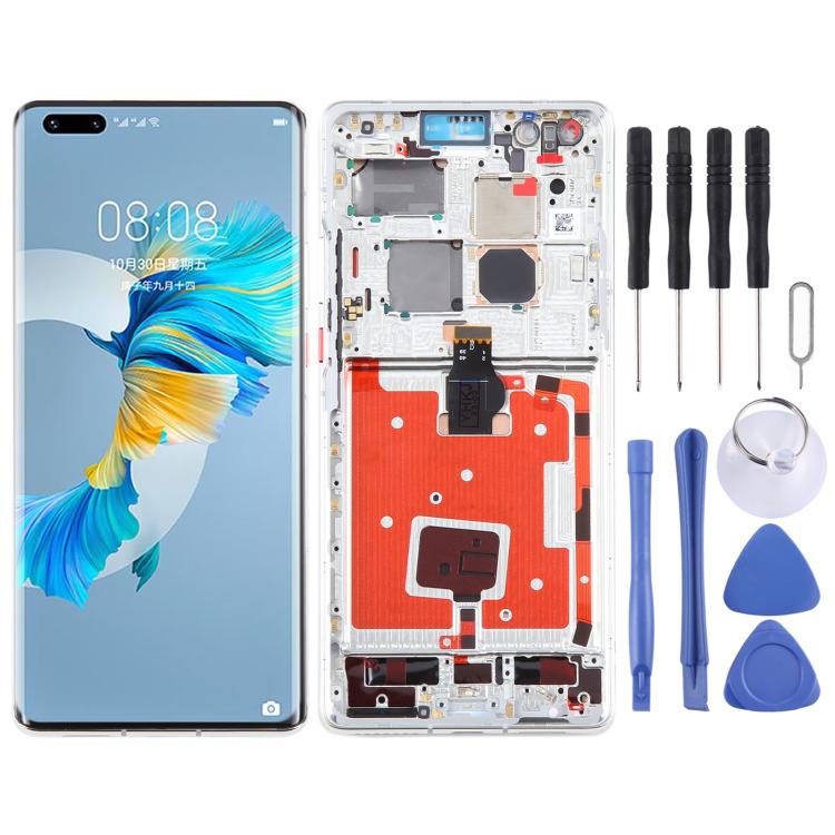 Original screen with frame for Huawei Mate 40 Pro at the best price