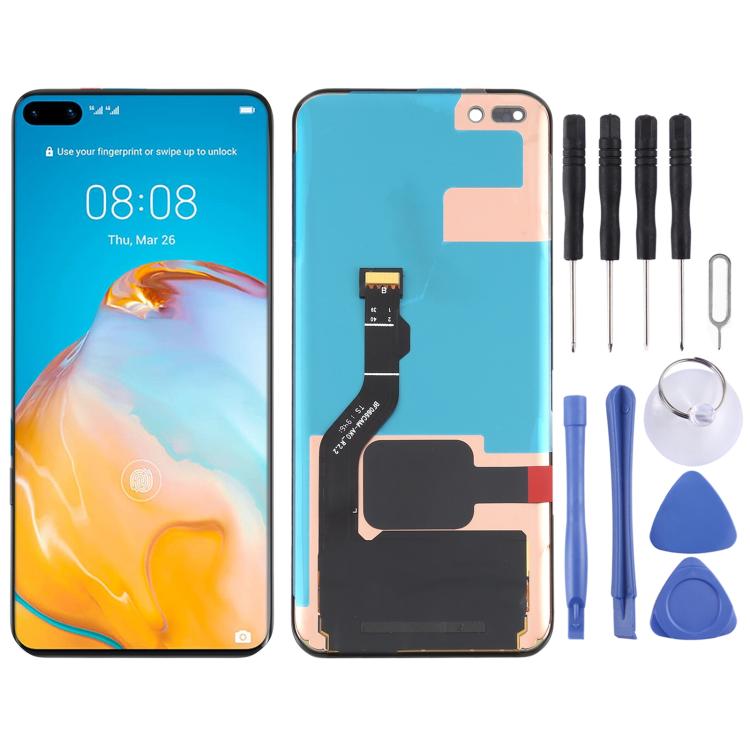 ⁧مجموعة كاملة لشاشة LCD ومحول رقمي لهاتف Huawei P40 Pro⁩, For Huawei P40 Pro