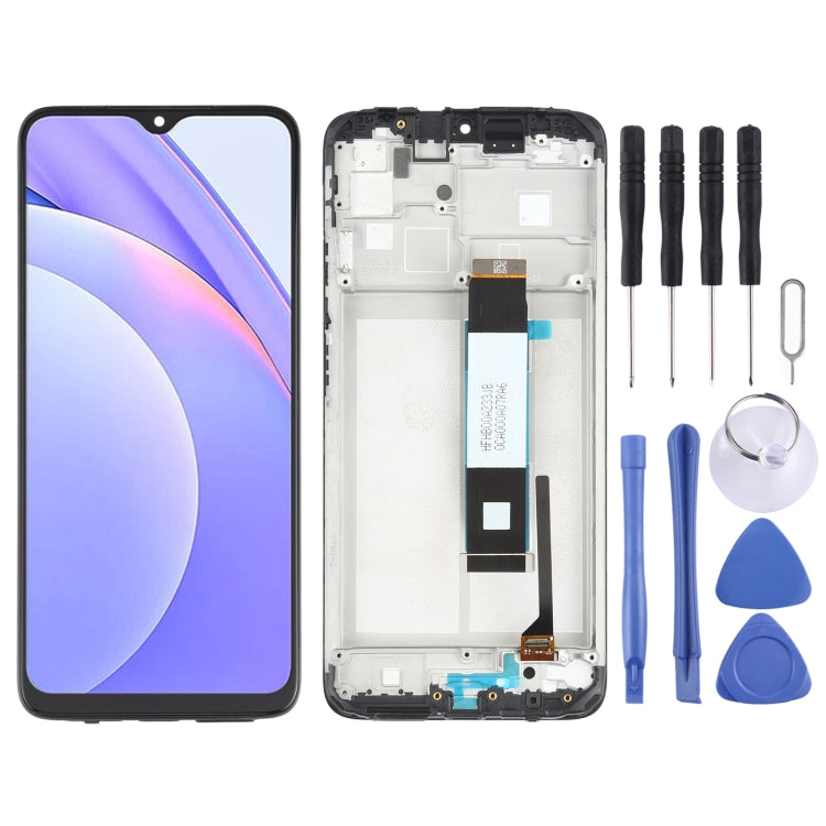 شاشة LCD مع إطار لهاتف شاومي Redmi Note 9 4G / Poco M3