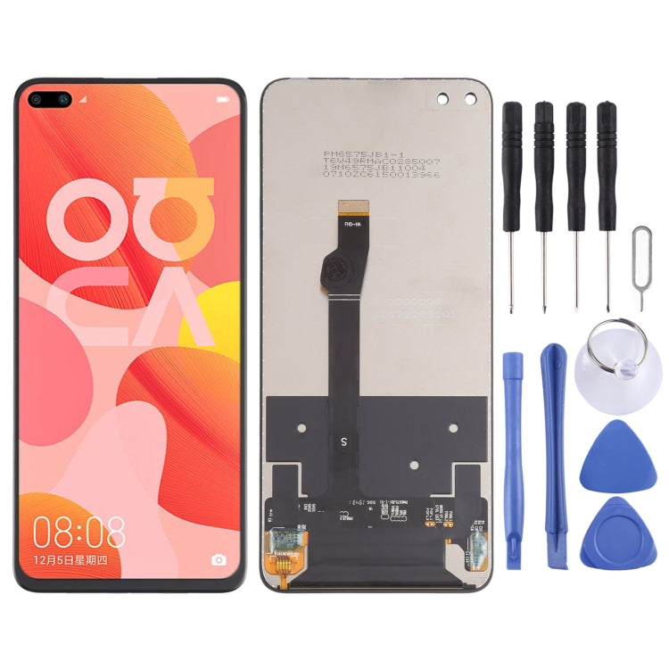 شاشة LCD أصلية كاملة مع محول رقمي لهاتف هواوي Nova 6 وV30