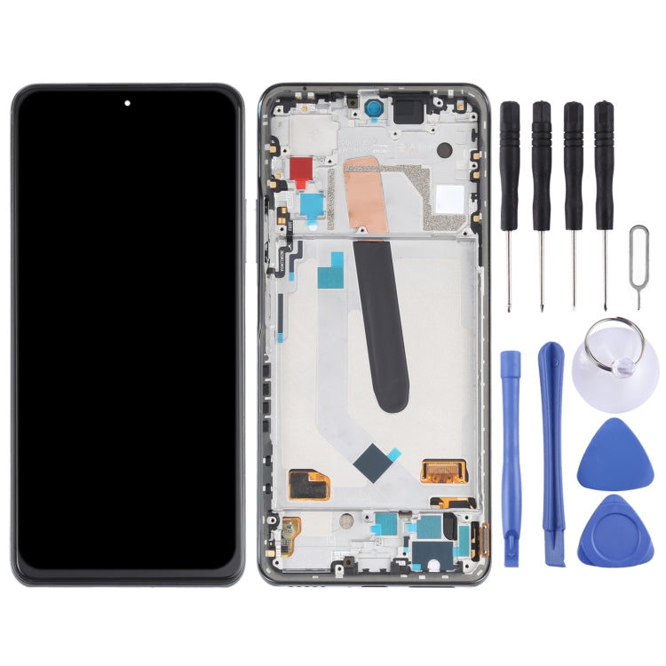 شاشة OLED شاومي Redmi K40 وK40 Pro مع إطار