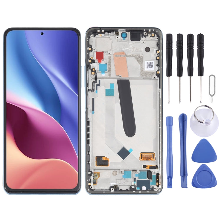 شاشة OLED شاومي Redmi K40 وK40 Pro مع إطار