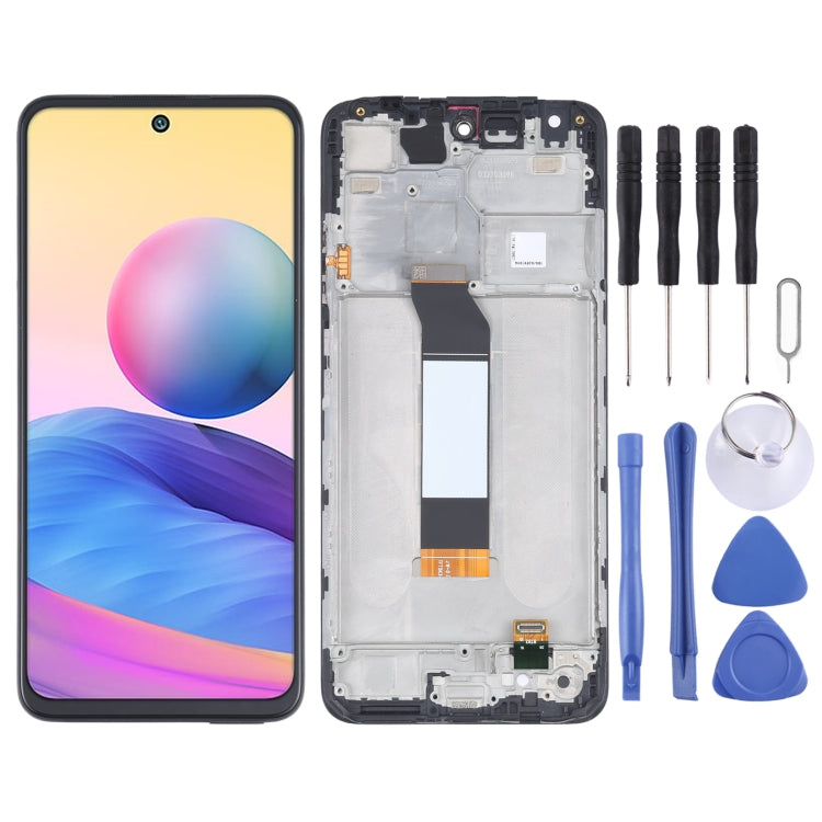 شاشة LCD أصلية شاومي Redmi Note 10 5G مع إطار