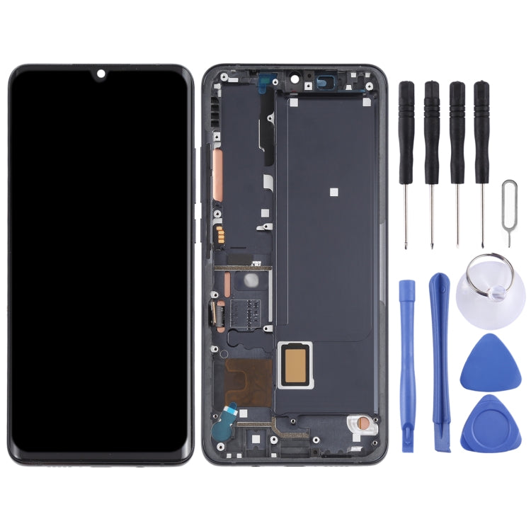 شاشة AMOLED مع إطار شاومي Mi Note 10 Lite مجموعة كاملة