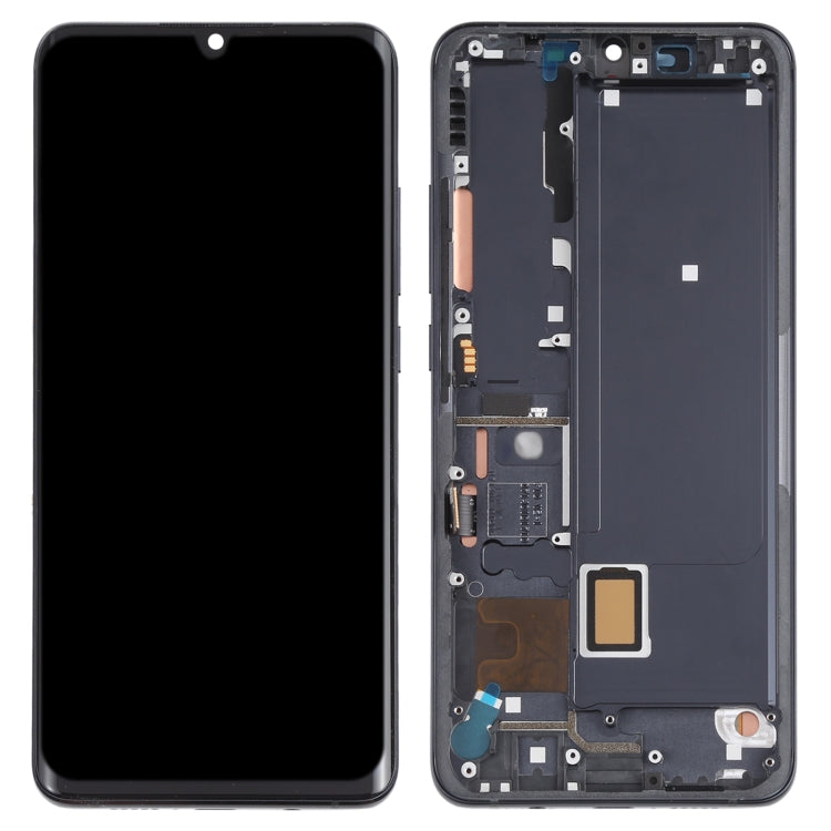 شاشة AMOLED مع إطار شاومي Mi Note 10 Lite مجموعة كاملة