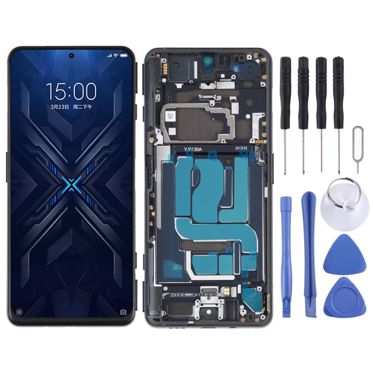 Original full LCD screen with frame for Xiaomi Black Shark 4