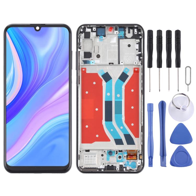 LCD screen with frame for Huawei Y8p full assembly