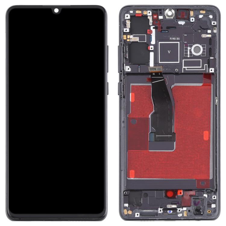 شاشة LCD كاملة مع إطار لهاتف هواوي P30