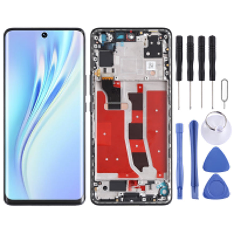 شاشة LCD أصلية كاملة مع إطار لهاتف هونر V40 Lite