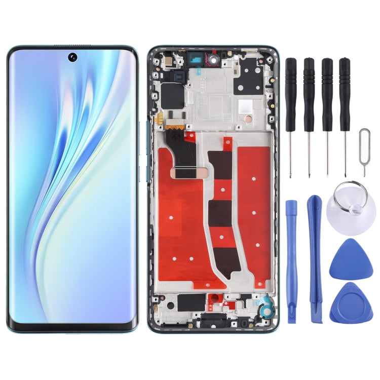 شاشة LCD أصلية كاملة مع إطار لهاتف هونر V40 Lite
