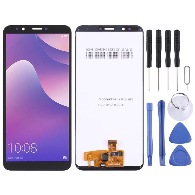 ⁧مجموعة كاملة لشاشة LCD ومحول رقمي لهاتف Huawei Y7 Pro 2018⁩, For Huawei Y7 Pro 2018